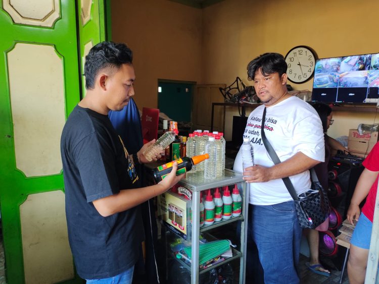 Satresnarkoba Polresta Cirebon Razia Miras,130 Botol Disita dari Tiga Lokasi