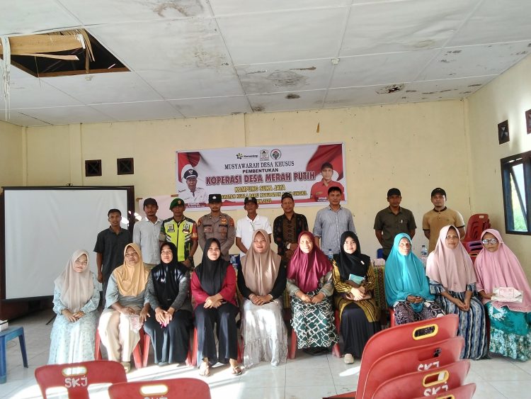 Pemdes Desa Suka Jaya Khusus Pembentukan Koprasi Merah Putih Berjalan dengan Lancar