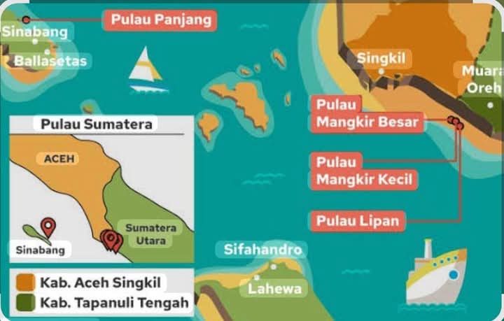 Bupati Aceh Singkil Lawan Pemerintah Republik Indonesia Terkait Isu Empat Pulau