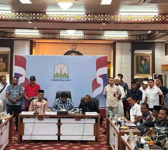Rapat Penting di Banda Aceh ,Gubernur Pimpin Perjuangan Kembalikan Empat Pulau Ke Aceh