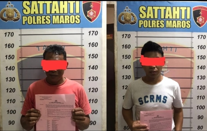 Penyidik Sat Reskrim Polres Maros Tahan Pelaku Penganiaya Anak Dibawah Umur