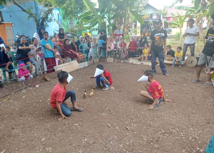 Kegiatan Lomba tangkap bebek 
