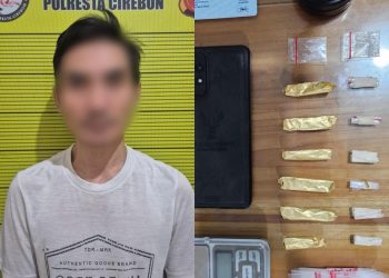 Satresnarkoba Polresta Cirebon Bekuk Pengedar Sabu di Babakan Amankan Barang Bukti 4,8 Gram