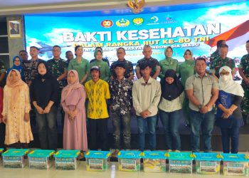 Kodim 0614/Kota Cirebon Gelar Bakti Sosial Kesehatan dalam Rangka HUT Ke-80 TNI 2025