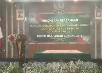 Kodim 0614/Kota Cirebon Kirimkan Perwakilan pada Lomba Keagamaan Tingkat KOREM 063/SGJ dalam rangka HUT ke-80 TNI Tahun 2025