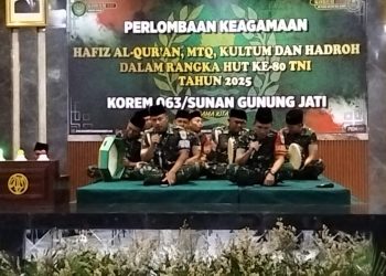 Kodim 0614/Kota Cirebon Turut Meriahkan Lomba Keagamaan yang di Gelar Oleh KOREM 063/SGJ Tahun 2025