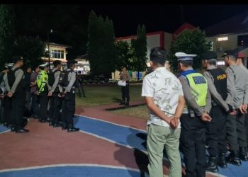 Polres Maros Gelar Patroli Wilayah Sejumlah Titik Yang Dianggap Rawan Terjadi Tawuran Perkelahian Kelompok